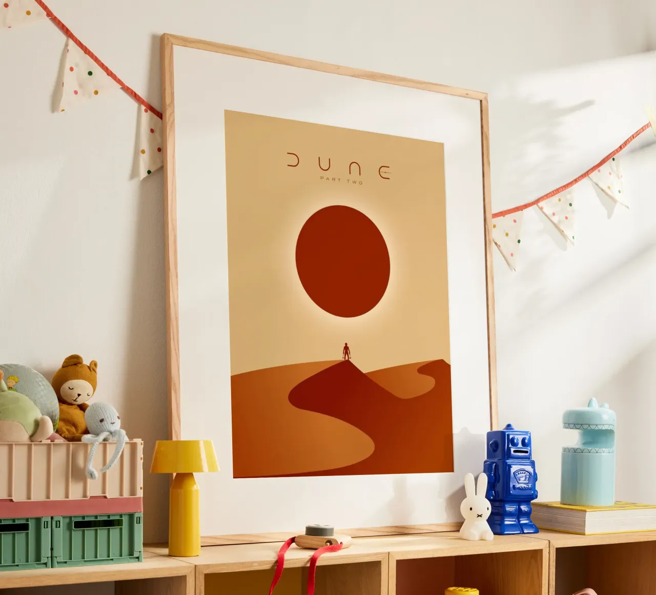 Dune Parte seconda poster con telaio in plastica da cosmos studio