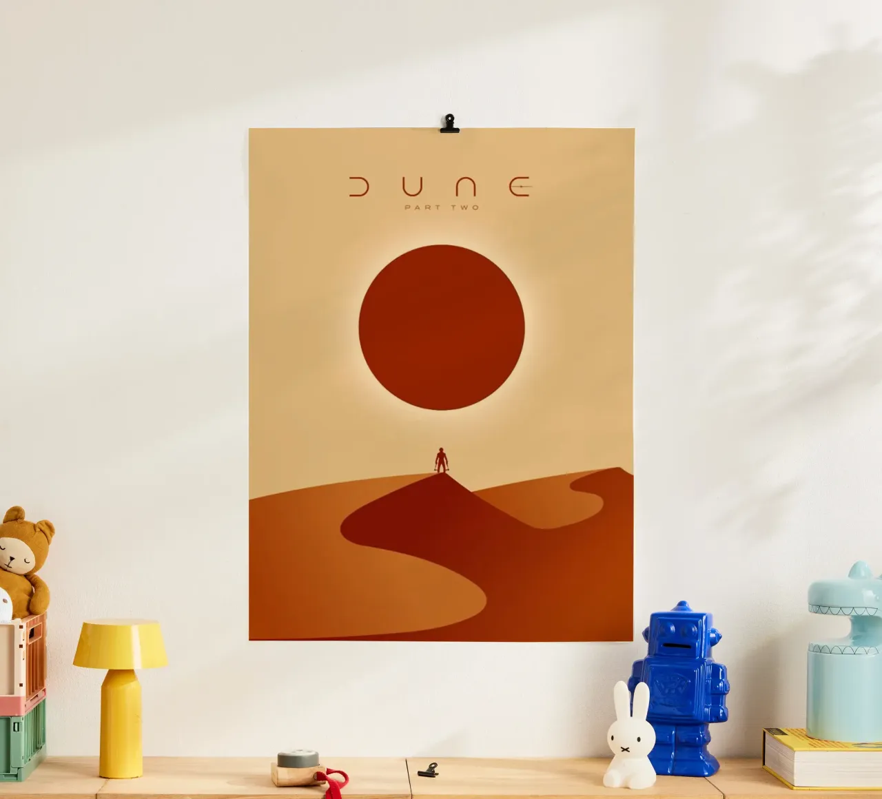 Dune Parte seconda poster con telaio in plastica da cosmos studio
