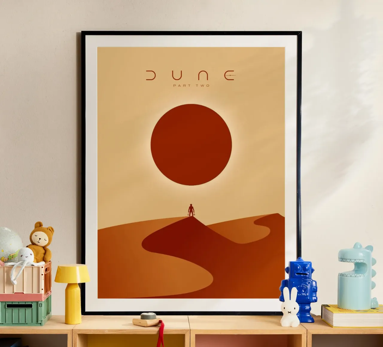 Dune Parte seconda poster con telaio in plastica da cosmos studio