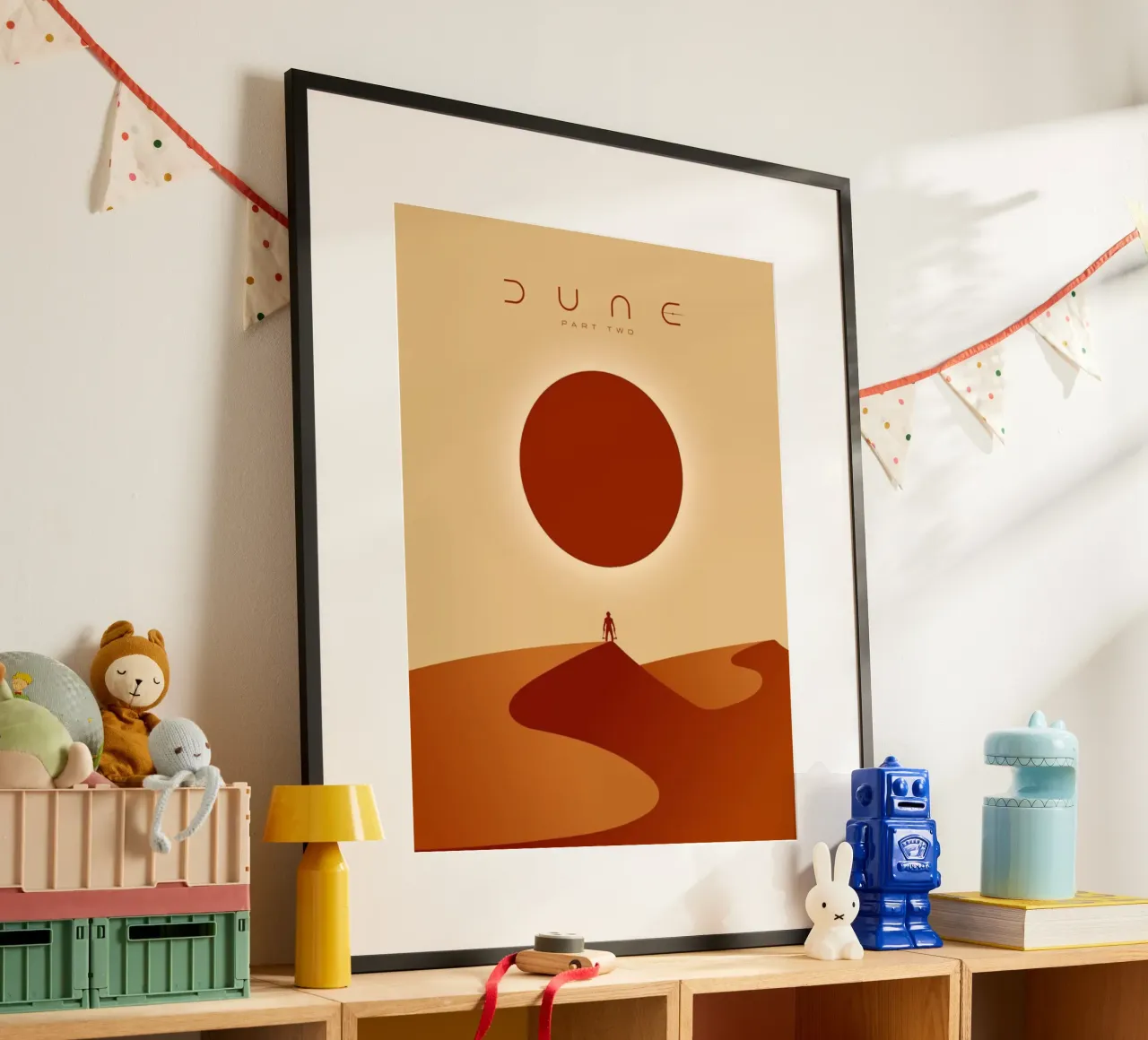 Dune Parte seconda poster con telaio in plastica da cosmos studio