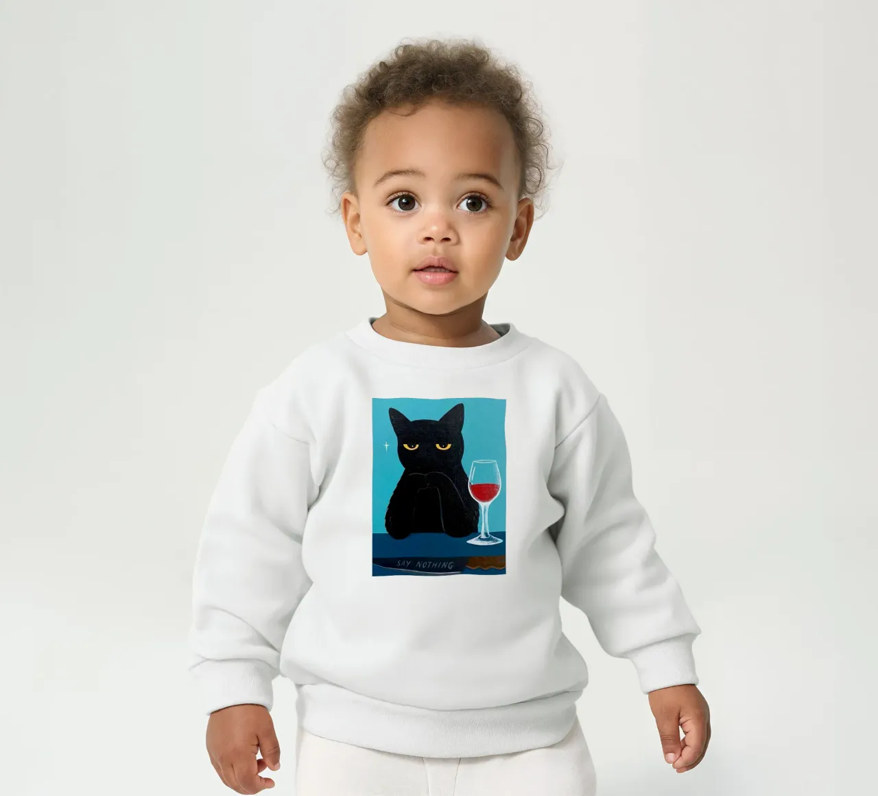 Non dire nulla felpa neonato da Arjun