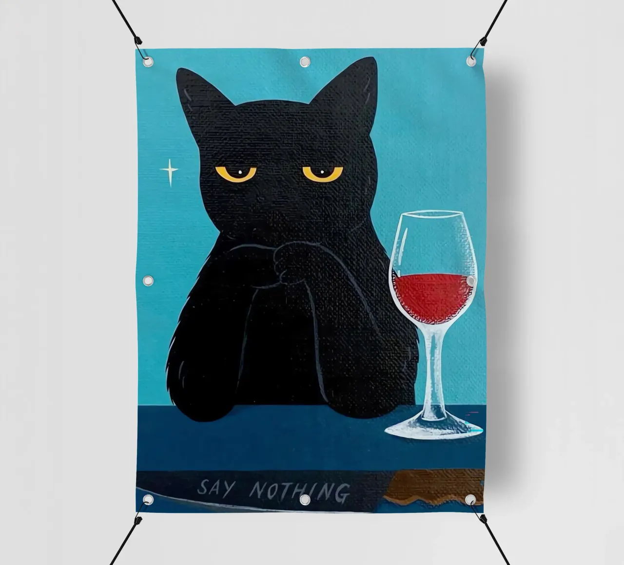 Non dire nulla telo in pvc da Arjun