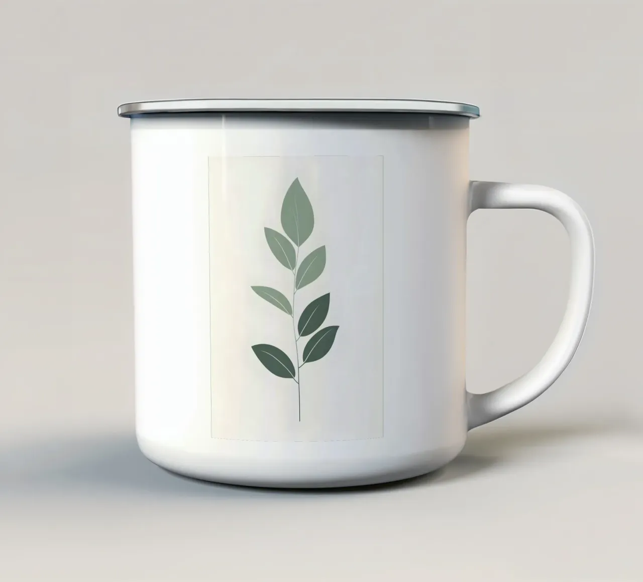 Foglie di eucalipto tazza in smalto da Botanical Gallery