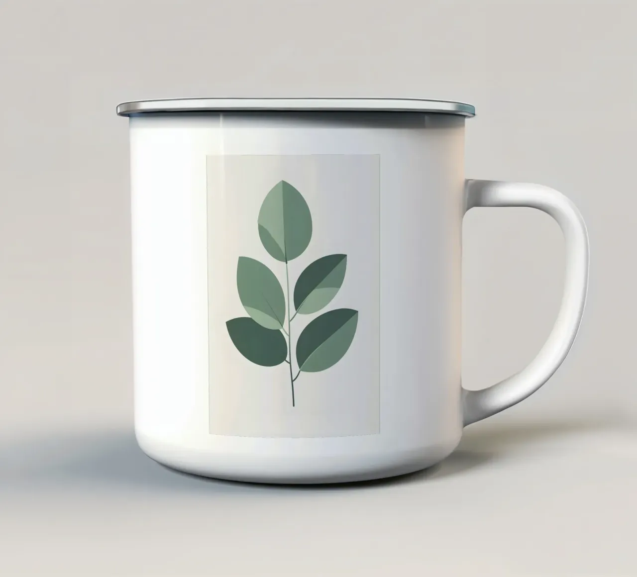 Foglie di eucalipto tazza in smalto da Botanical Gallery