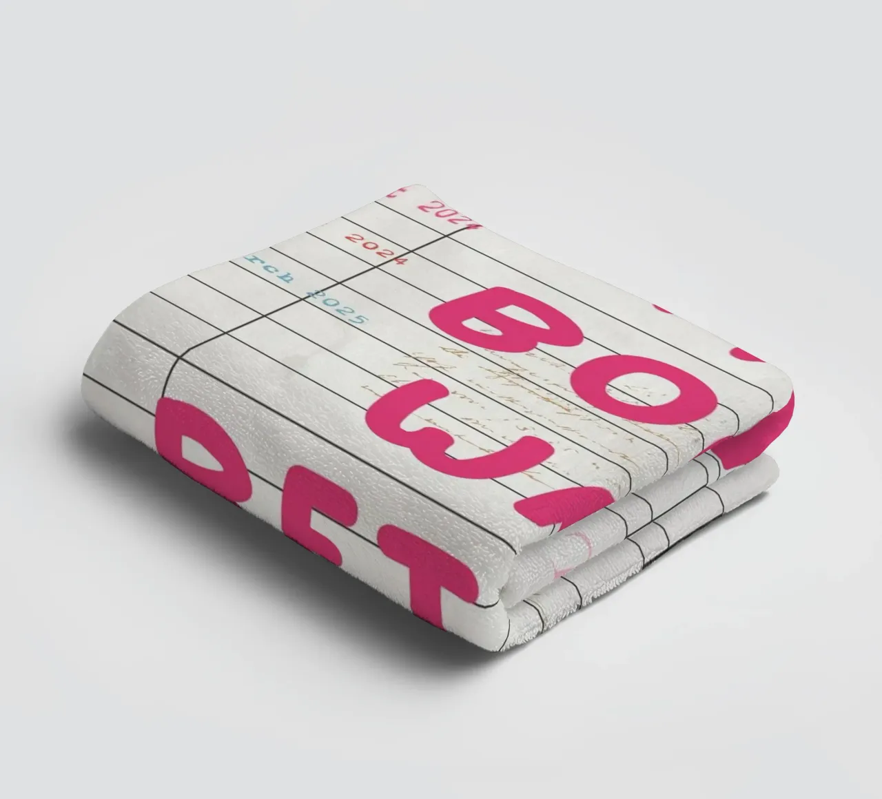 The Book Was Better Funny Library Card Print towel by vintagepod