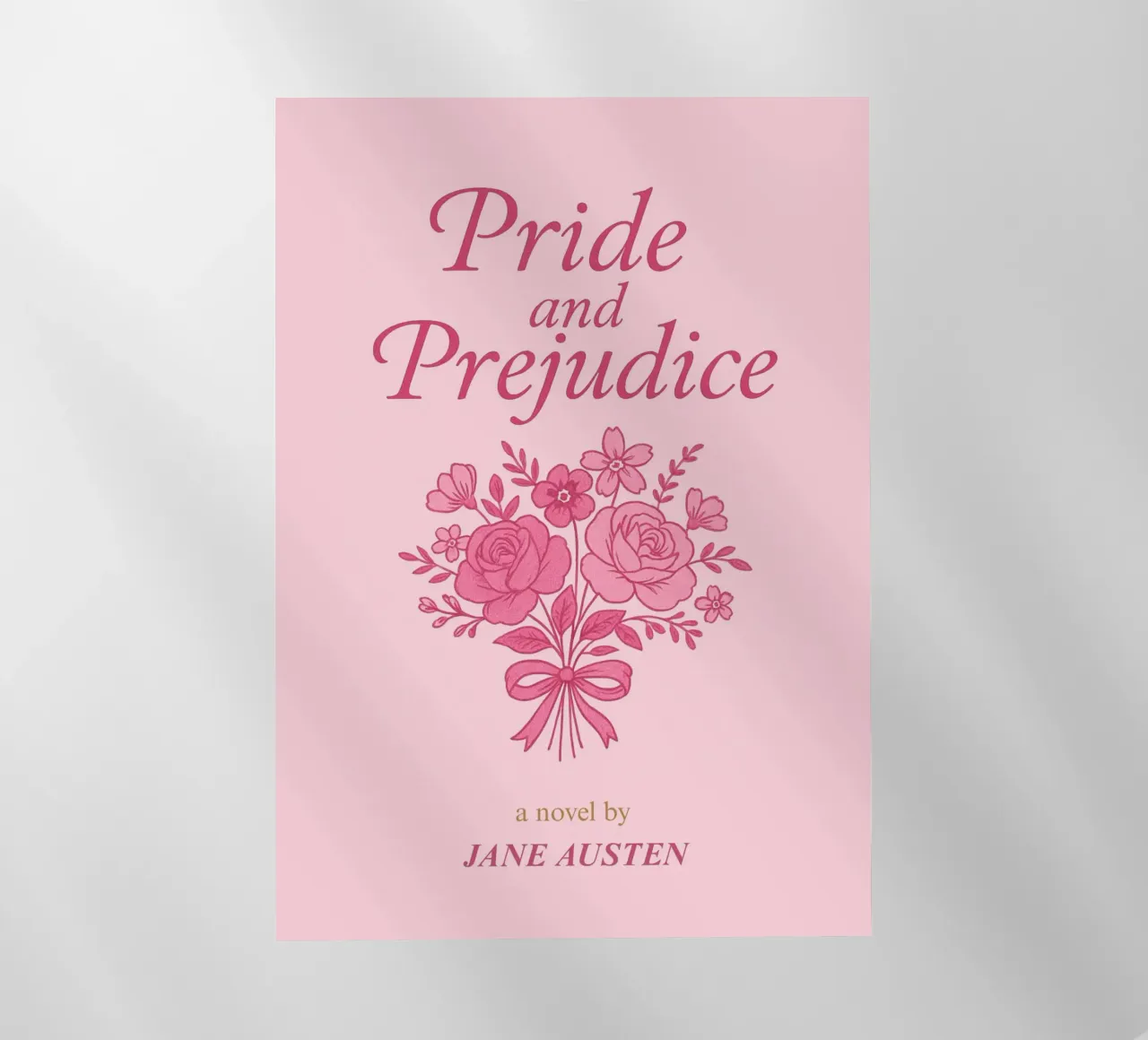 Orgoglio e pregiudizio Jane Austen Copertina del libro pellicola backlit da vintagepod