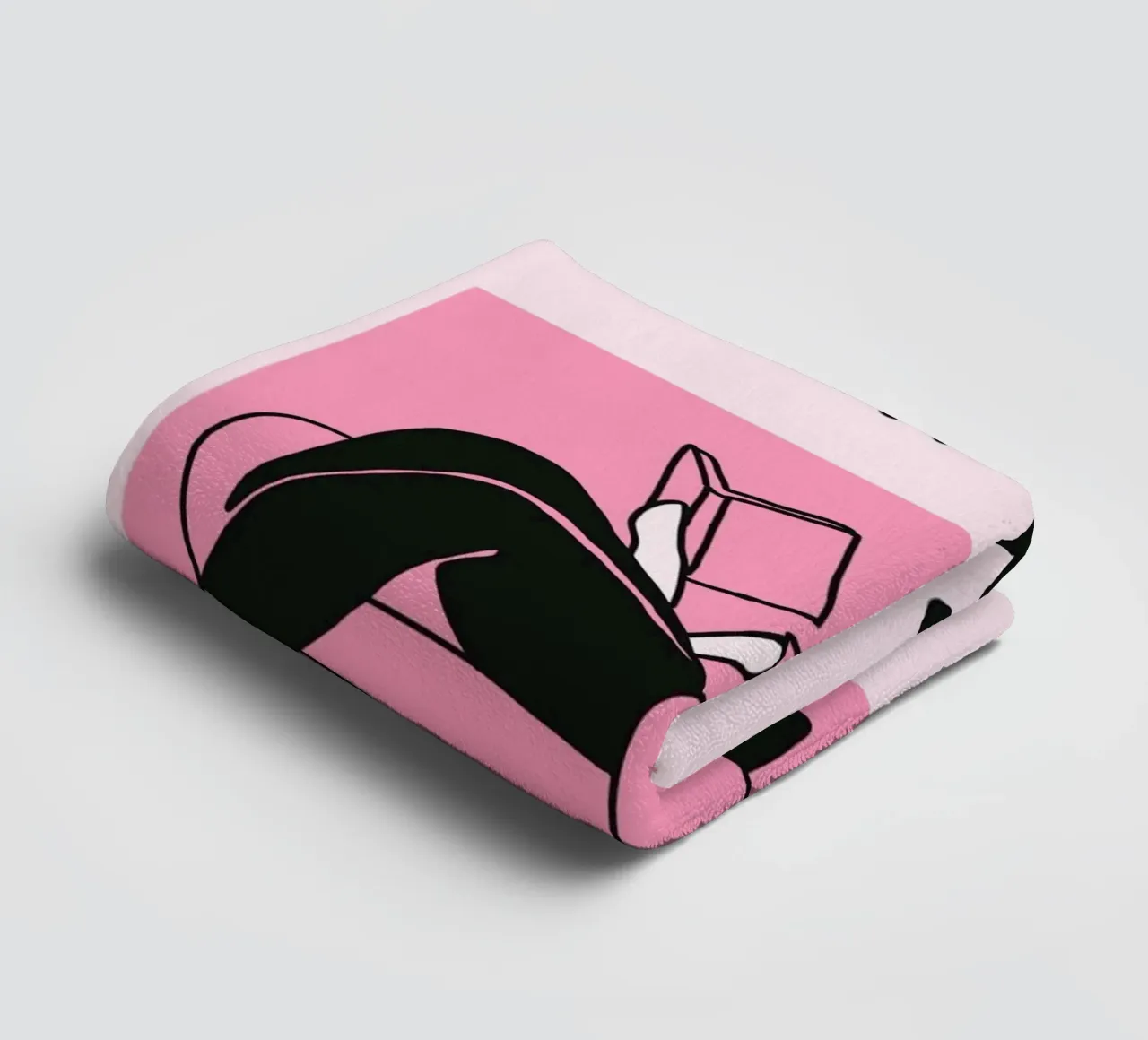 Maybe Books Are Obsessed With Me Print towel by vintagepod