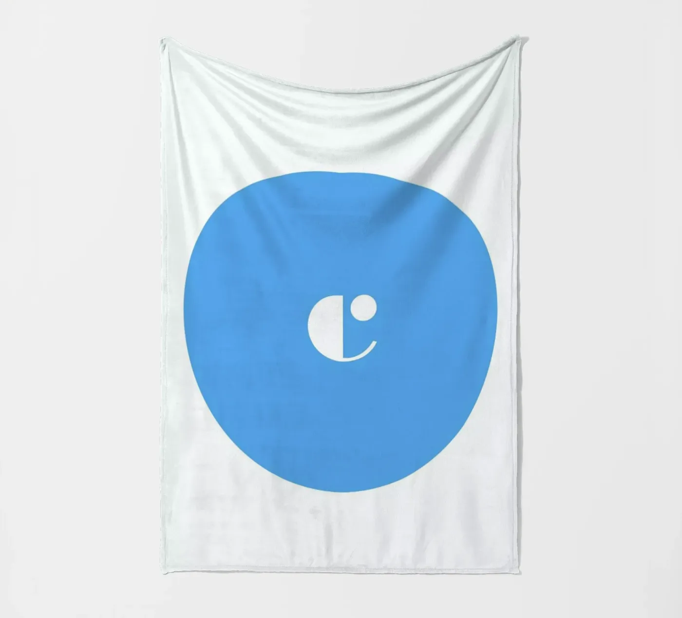 Cyan fleecedeken van Oh Darling