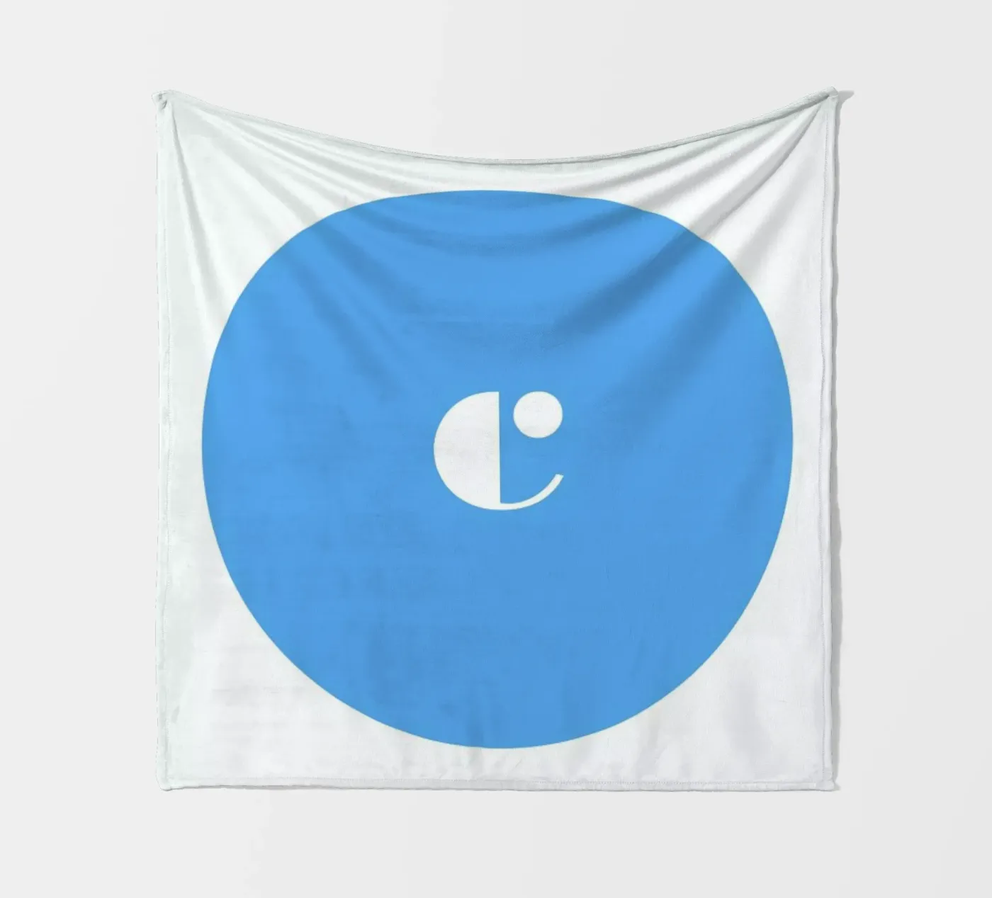 Cyan fleecedeken van Oh Darling