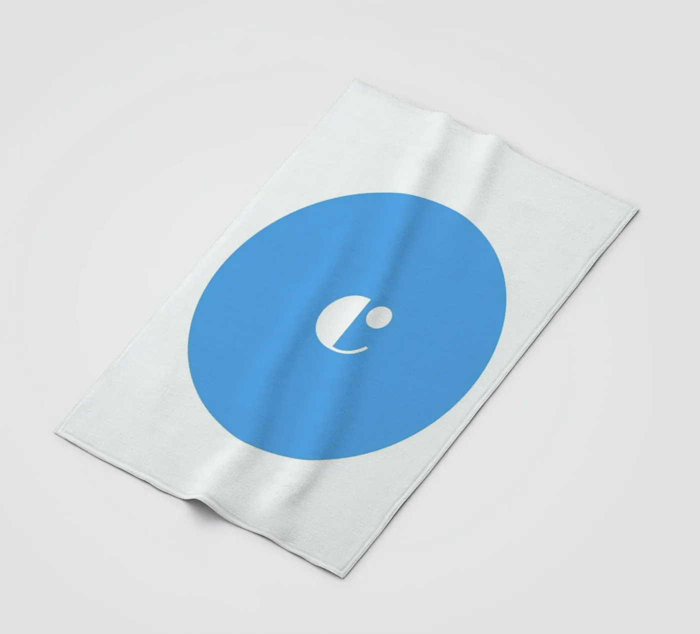 Cyan fleecedeken van Oh Darling