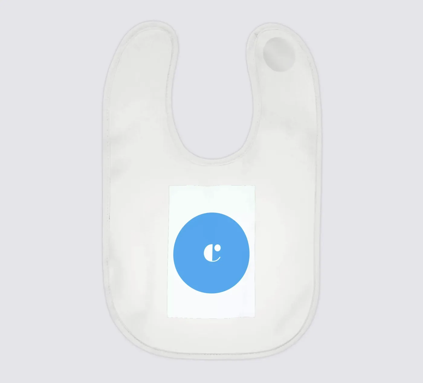 Cyan baby bib by Oh Darling