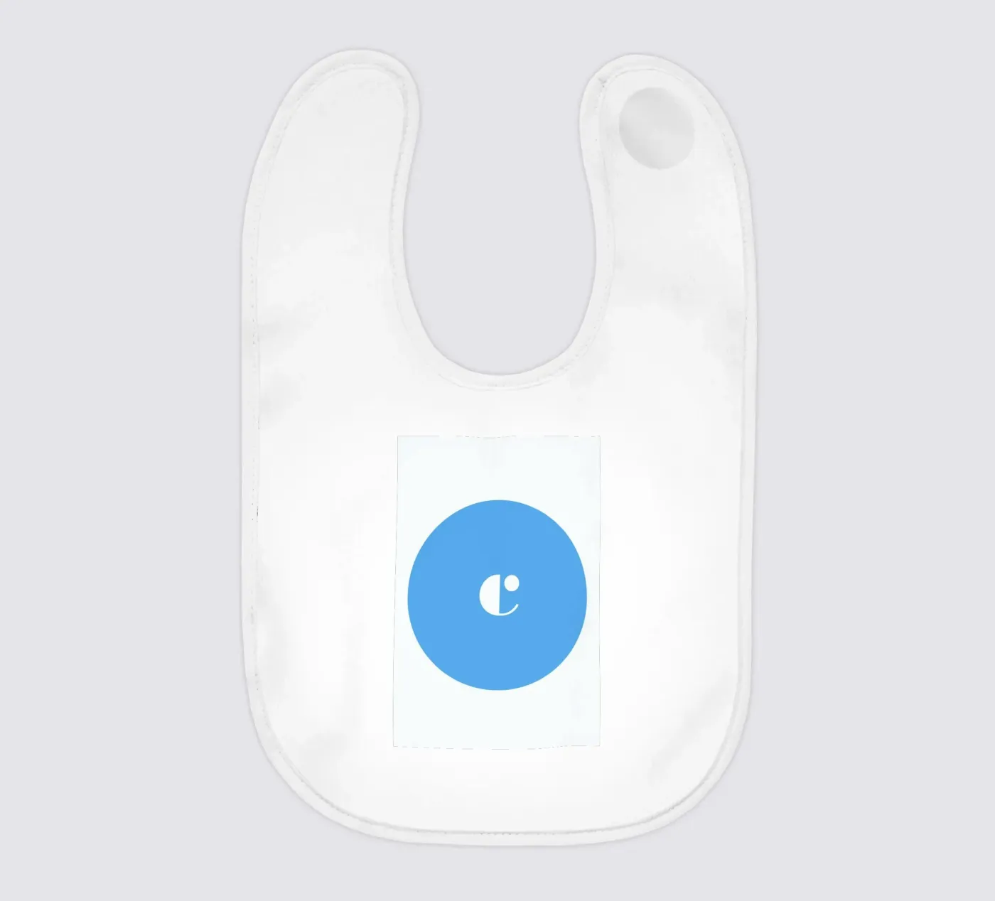 Cyan baby bib by Oh Darling