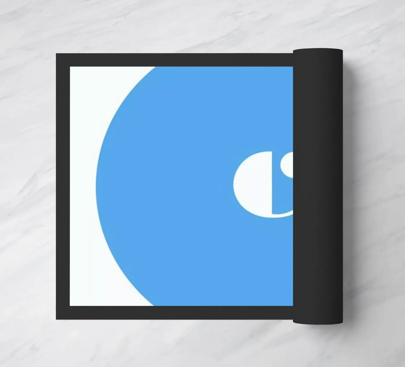 Cyan Fußmatte von Oh Darling