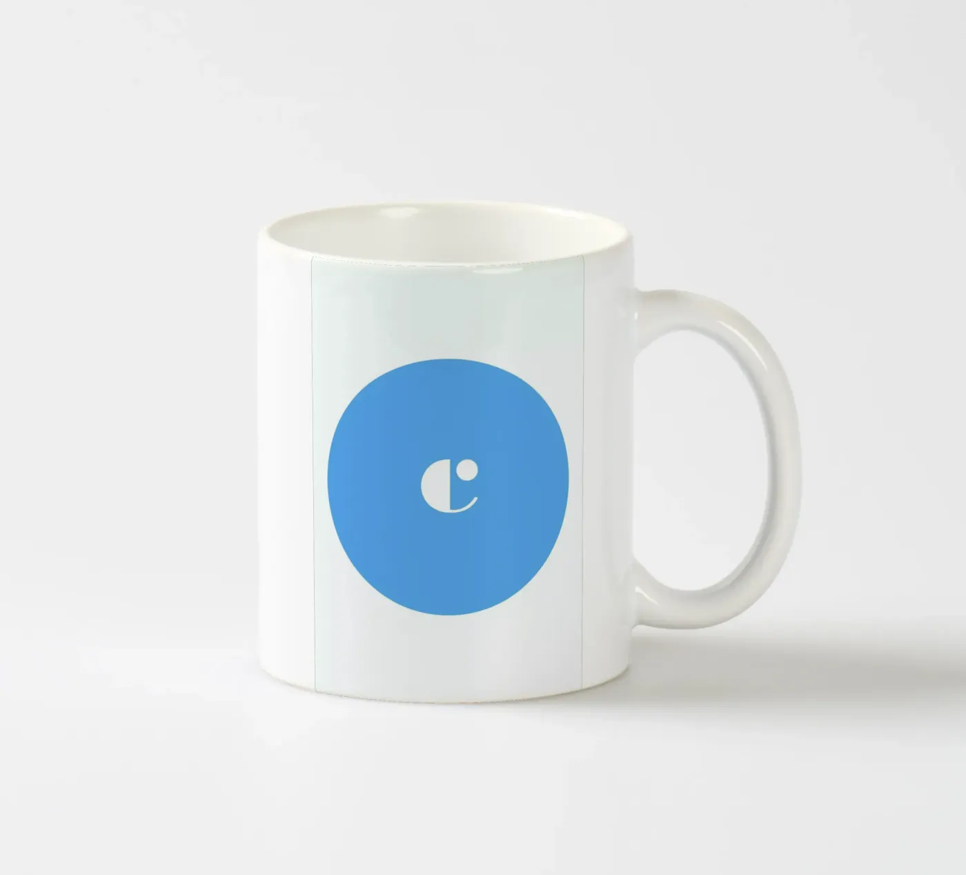 Cyan ceramic mug by Oh Darling