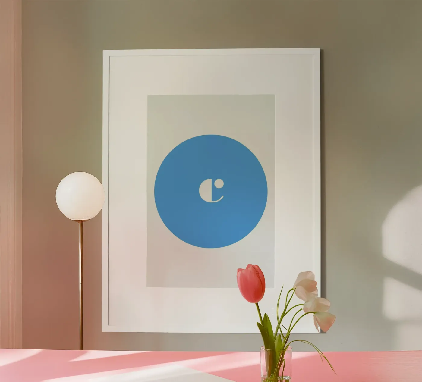 Cyan poster van Oh Darling