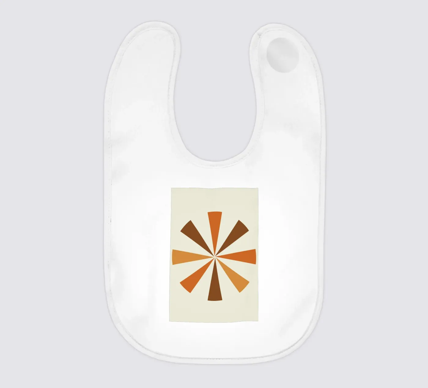 Radiant Triangles baby slabbetje van LisaArtes