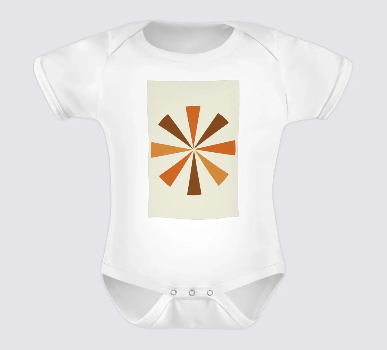 Radiant Triangles body neonato maniche corte da LisaArtes