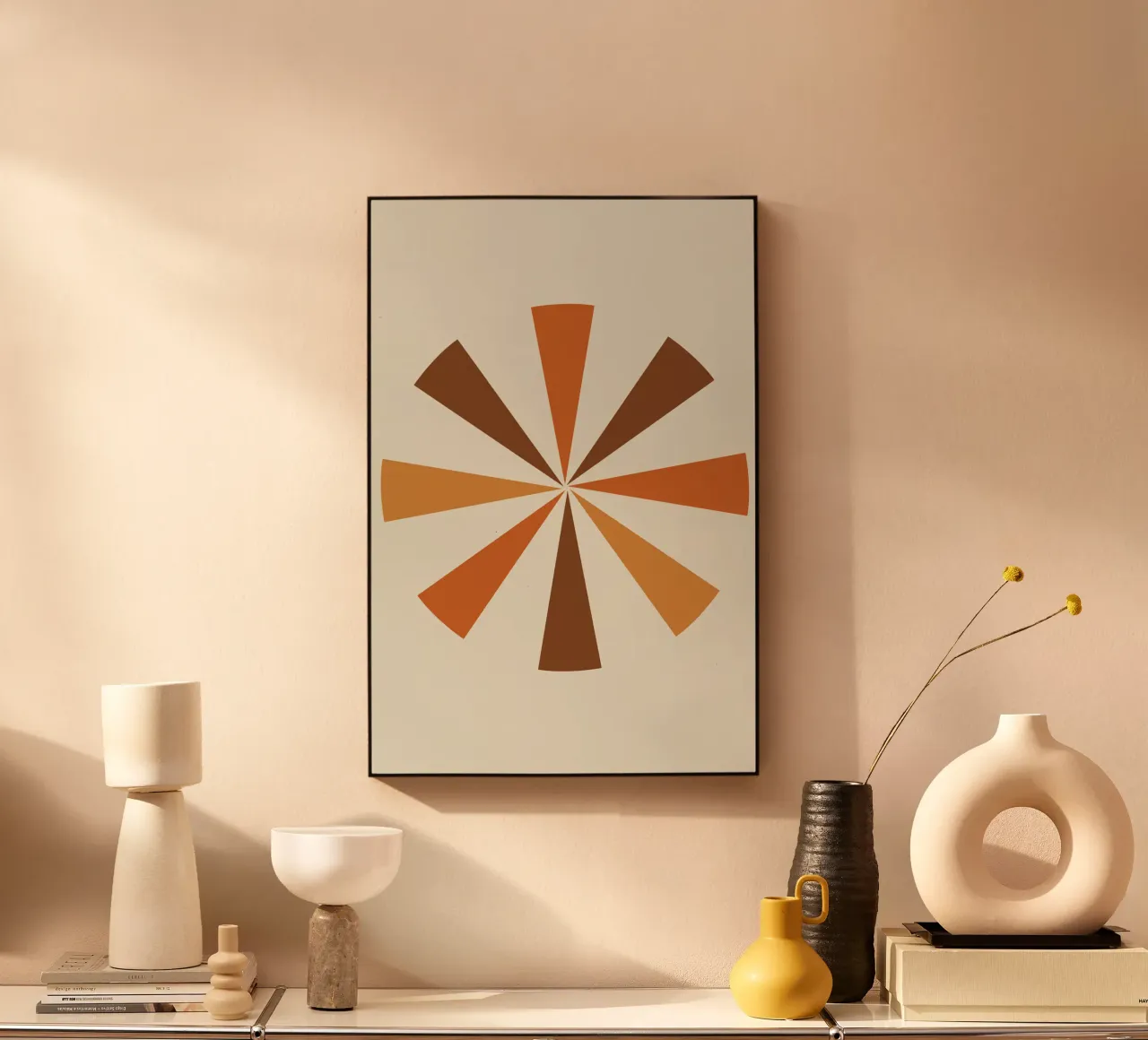 Radiant Triangles alluminio dibond da LisaArtes