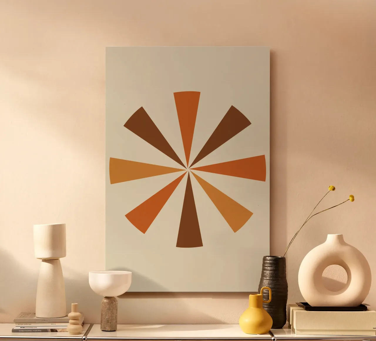 Radiant Triangles alluminio dibond da LisaArtes