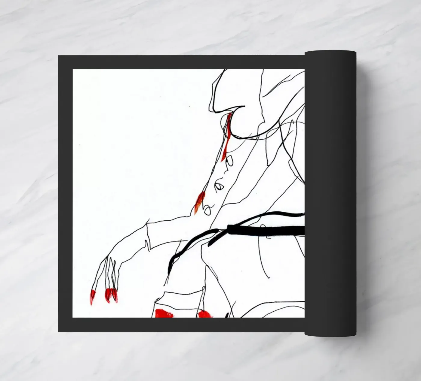 waiting deurmat van k i m