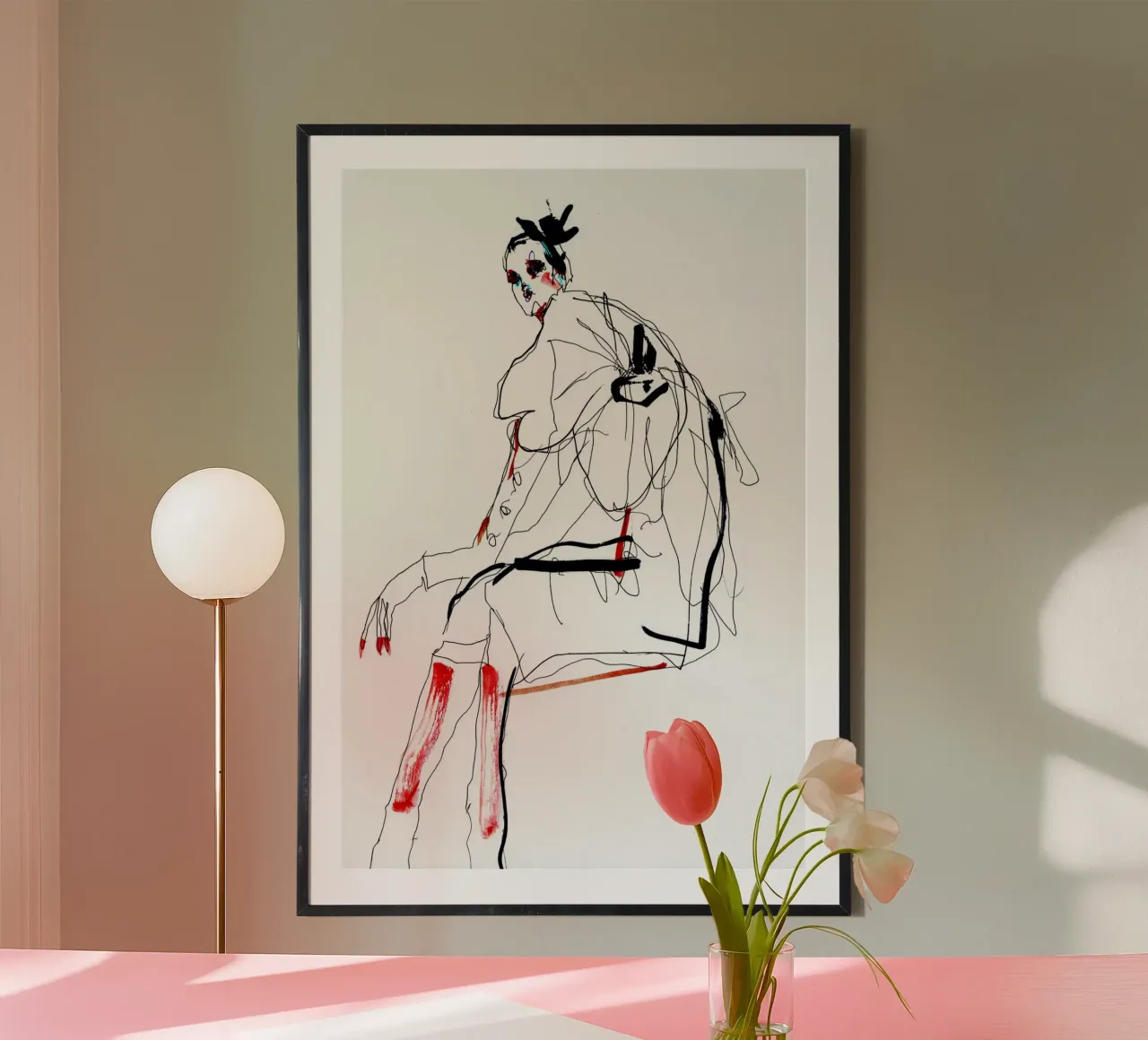 waiting poster da k i m