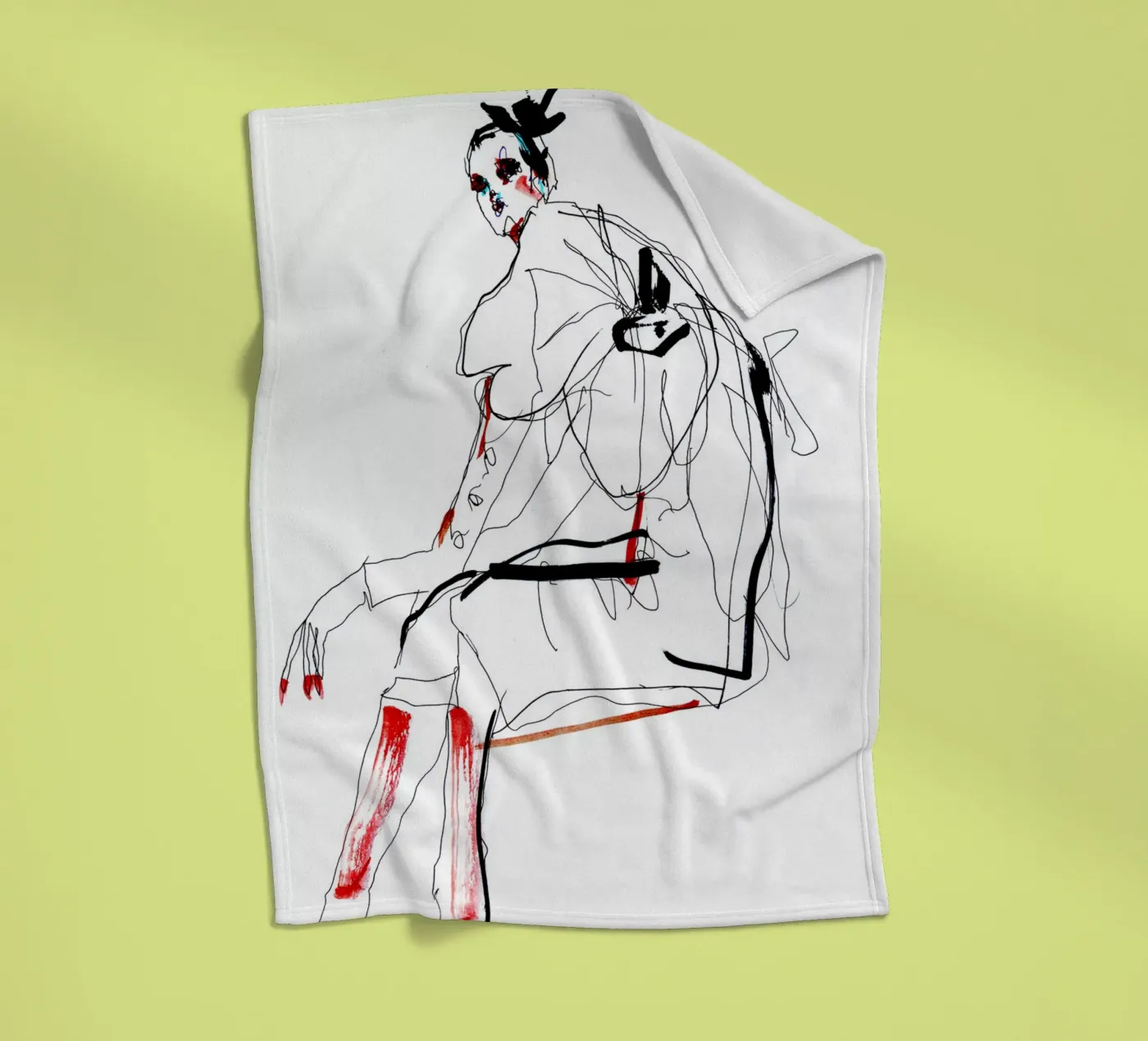 waiting fleecedeken van k i m