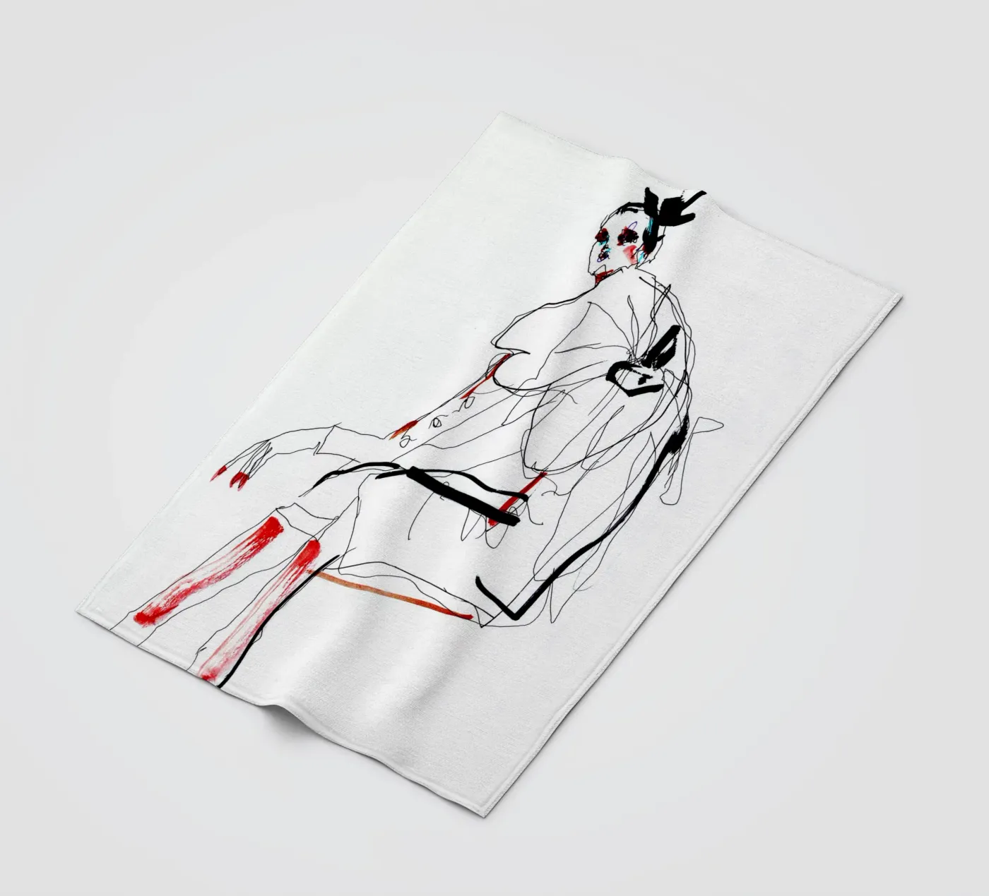 waiting fleecedeken van k i m