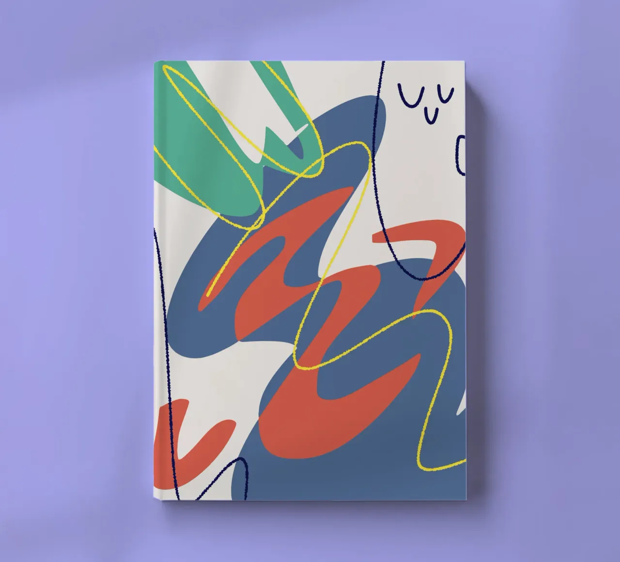 Tri color mash up 04 notebook by Little Dean