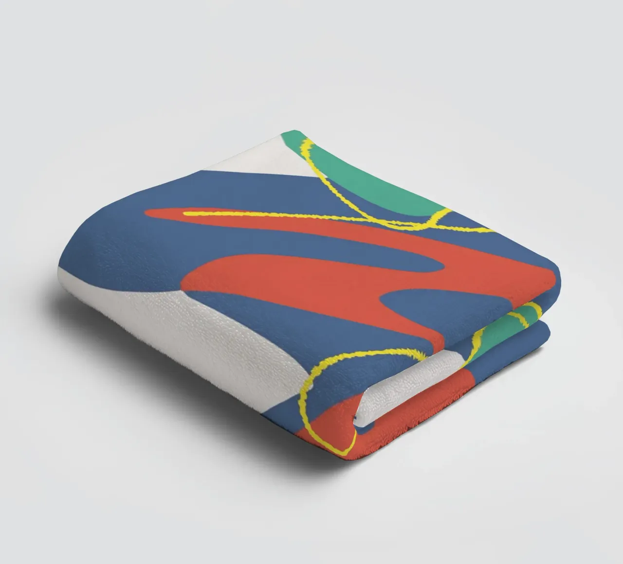 Tri color mash up 04 towel by Little Dean