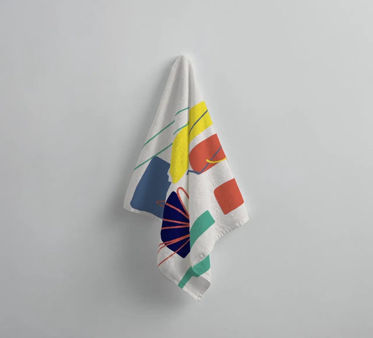 Tri color mash up 06 towel by Little Dean