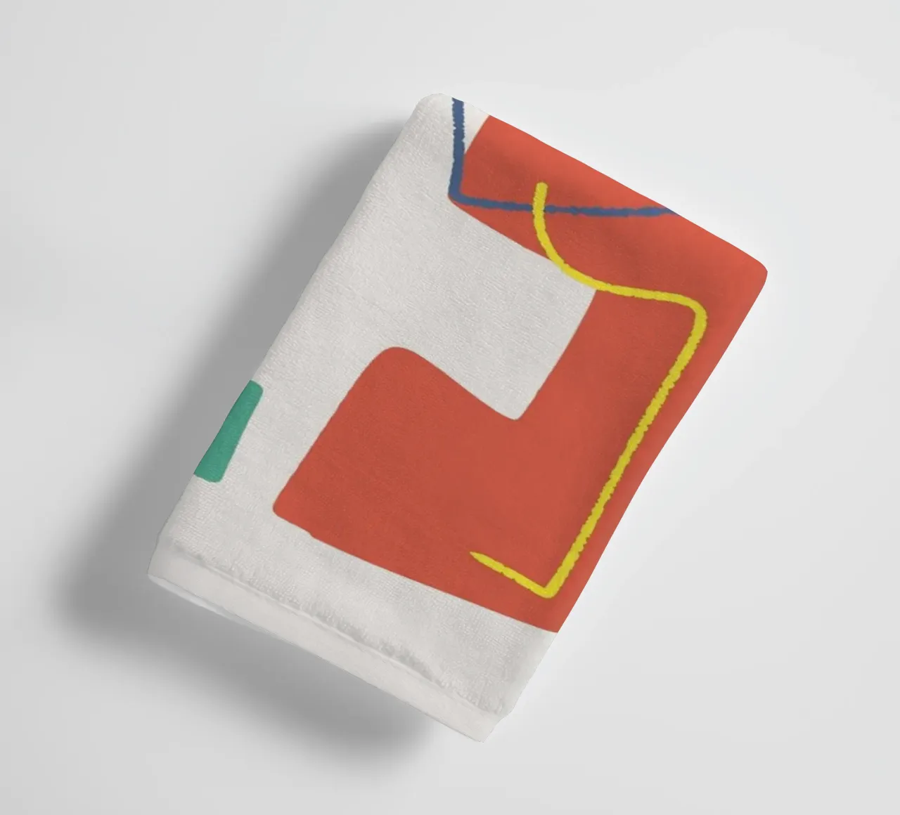 Tri color mash up 06 towel by Little Dean