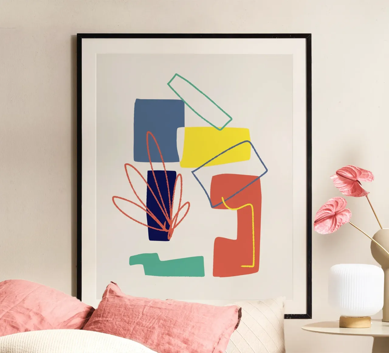 Tri color mash up 06 poster by Little Dean