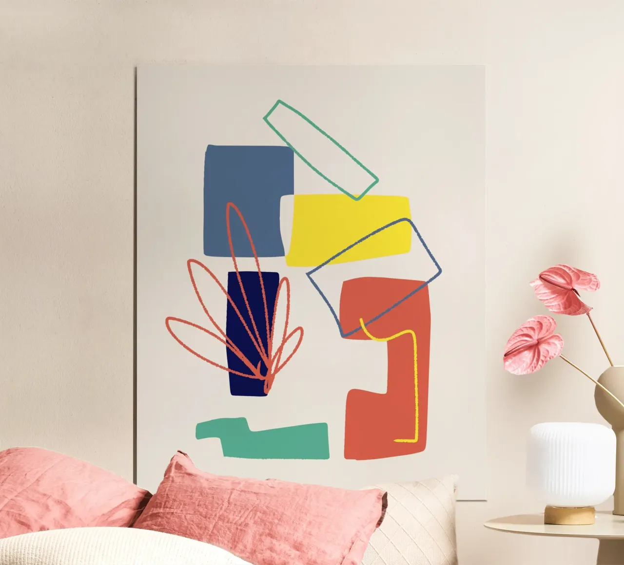 Tri color mash up 06 poster by Little Dean
