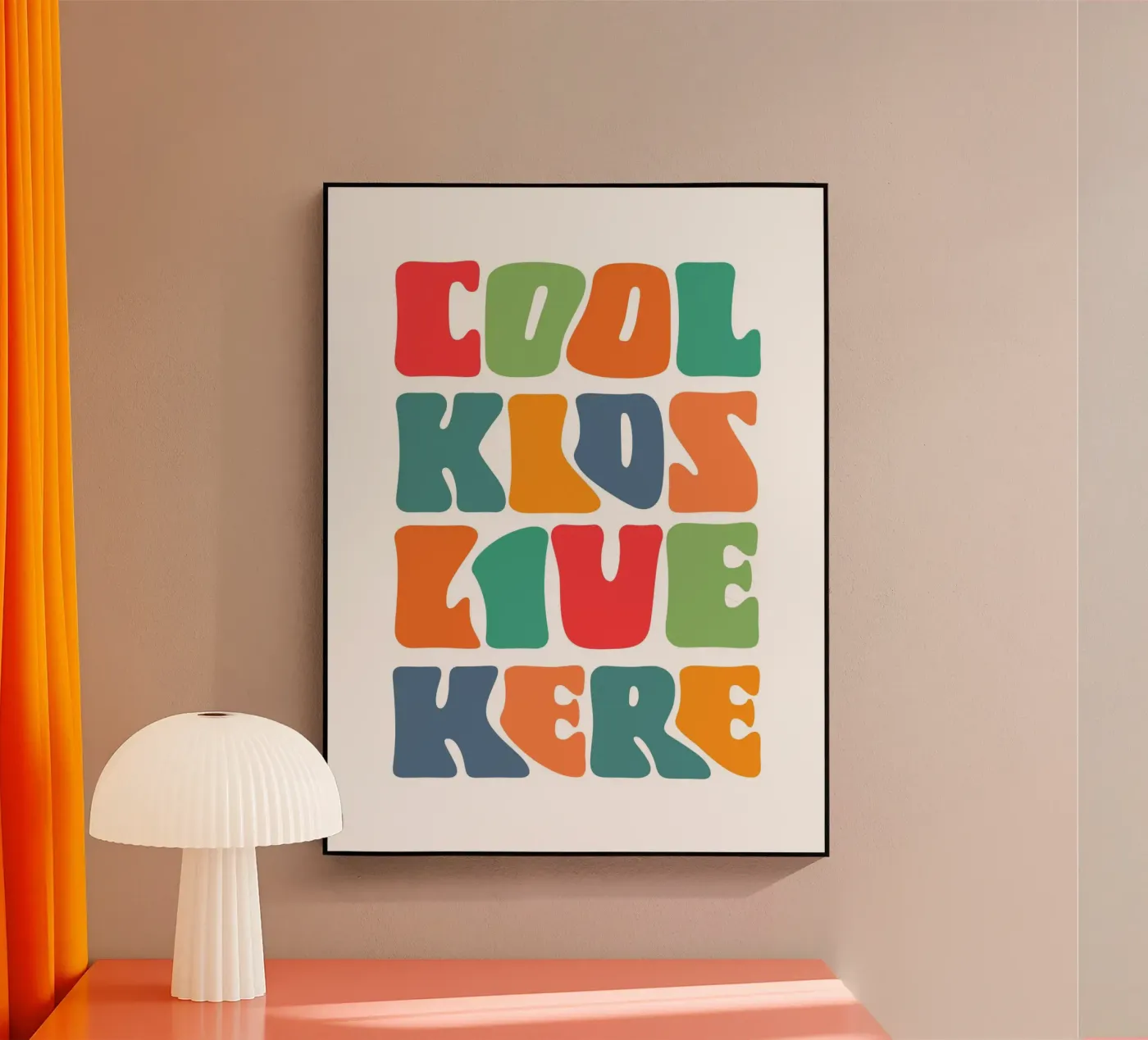 Cool kids live here plexiglass da PinkCandyWalls