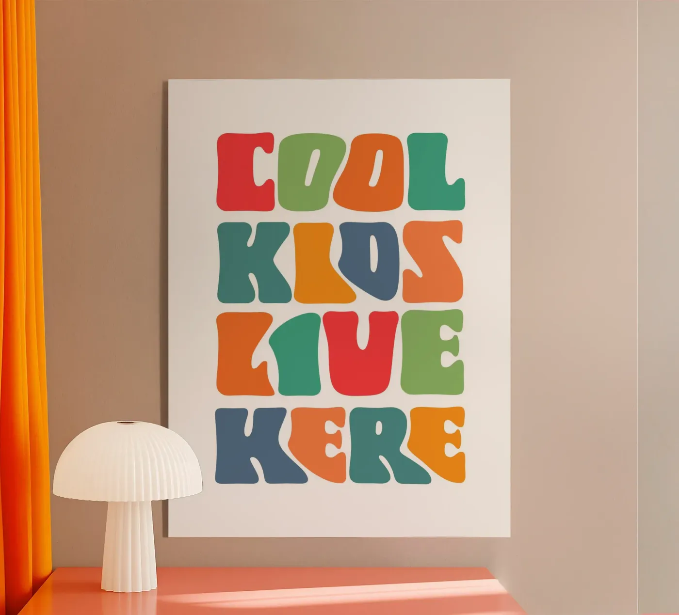 Cool kids live here plexiglass da PinkCandyWalls
