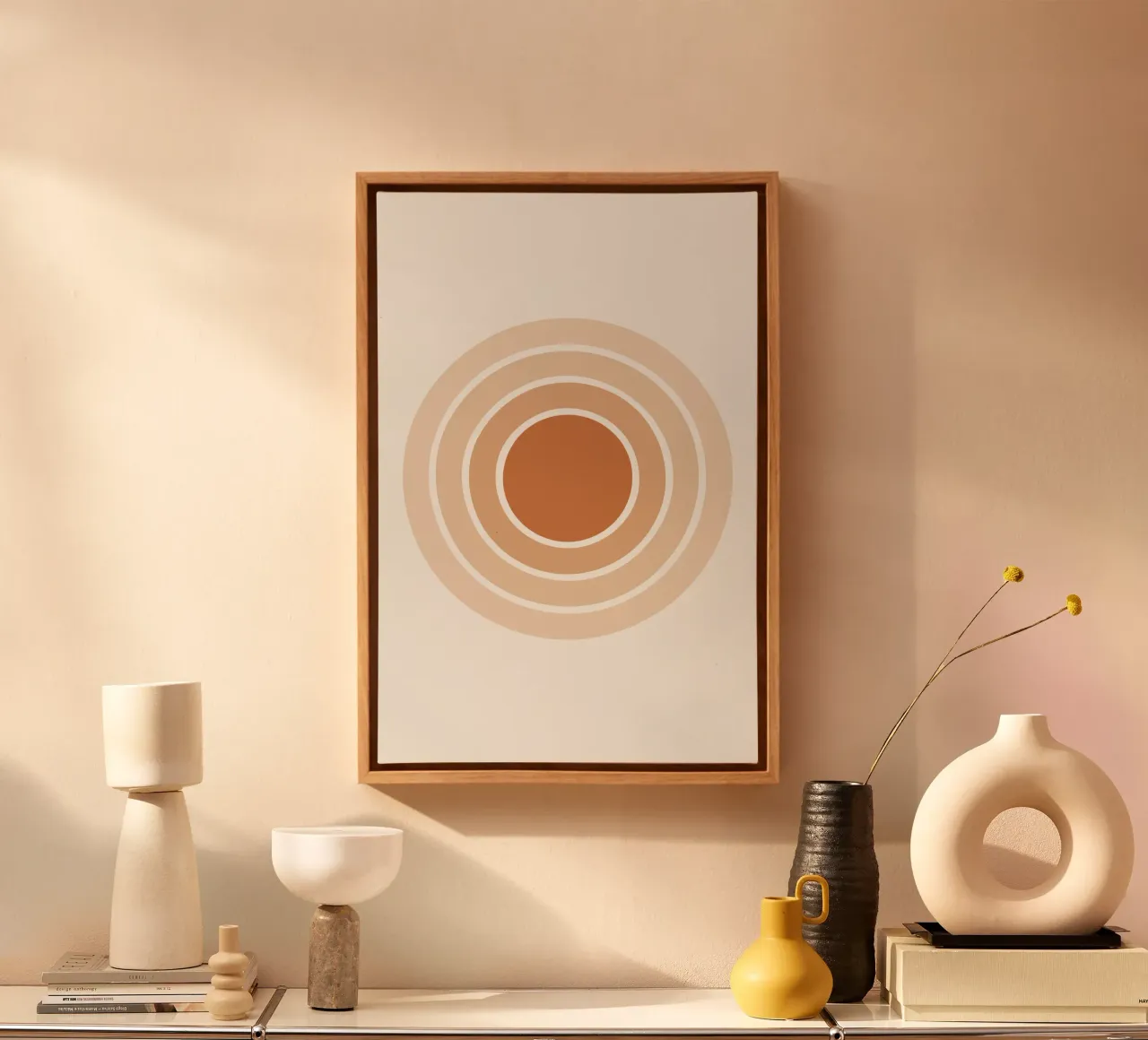Ripple Rings canvas met Baklijst van LisaArtes