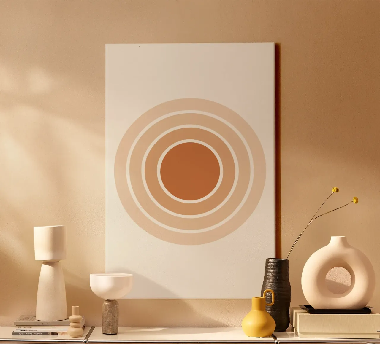 Ripple Rings canvas met Baklijst van LisaArtes