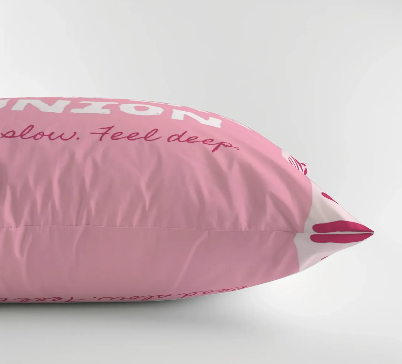 Lazy Readers Union Read Slow Feel Deep decorative cushion by vintagepod