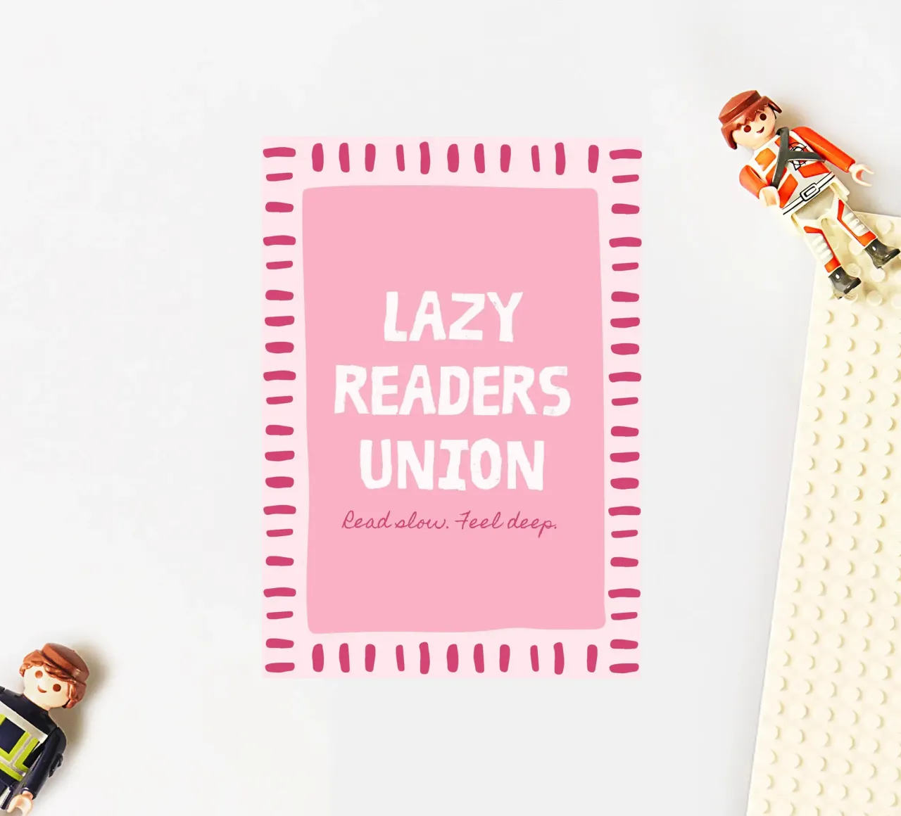 Lazy Readers Union Read Slow Feel Deep sticker by vintagepod