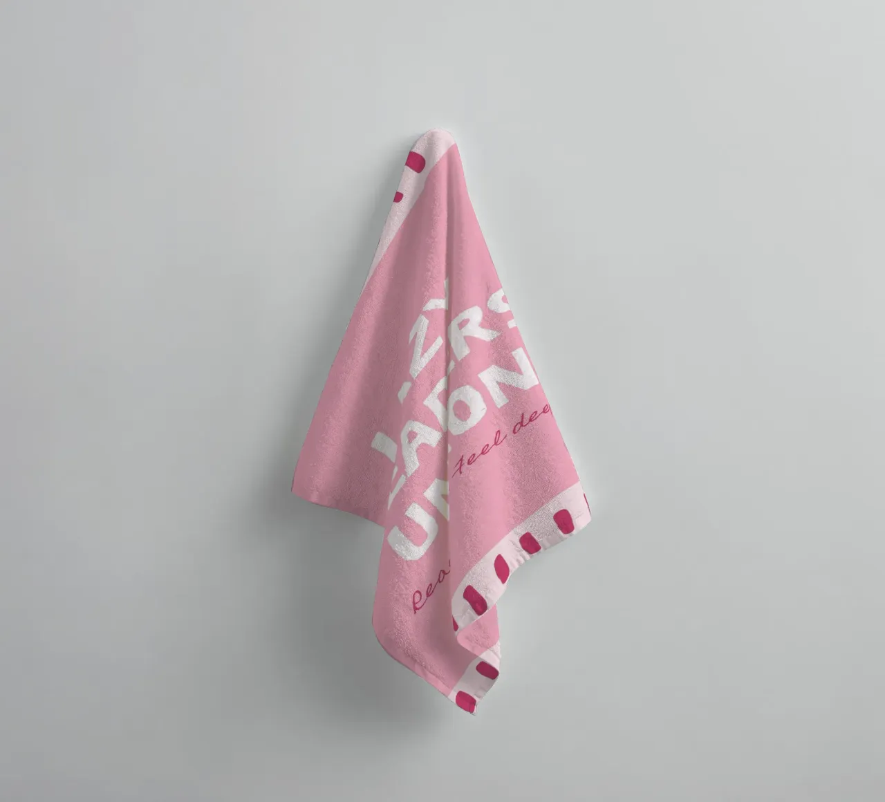Lazy Readers Union Read Slow Feel Deep towel by vintagepod