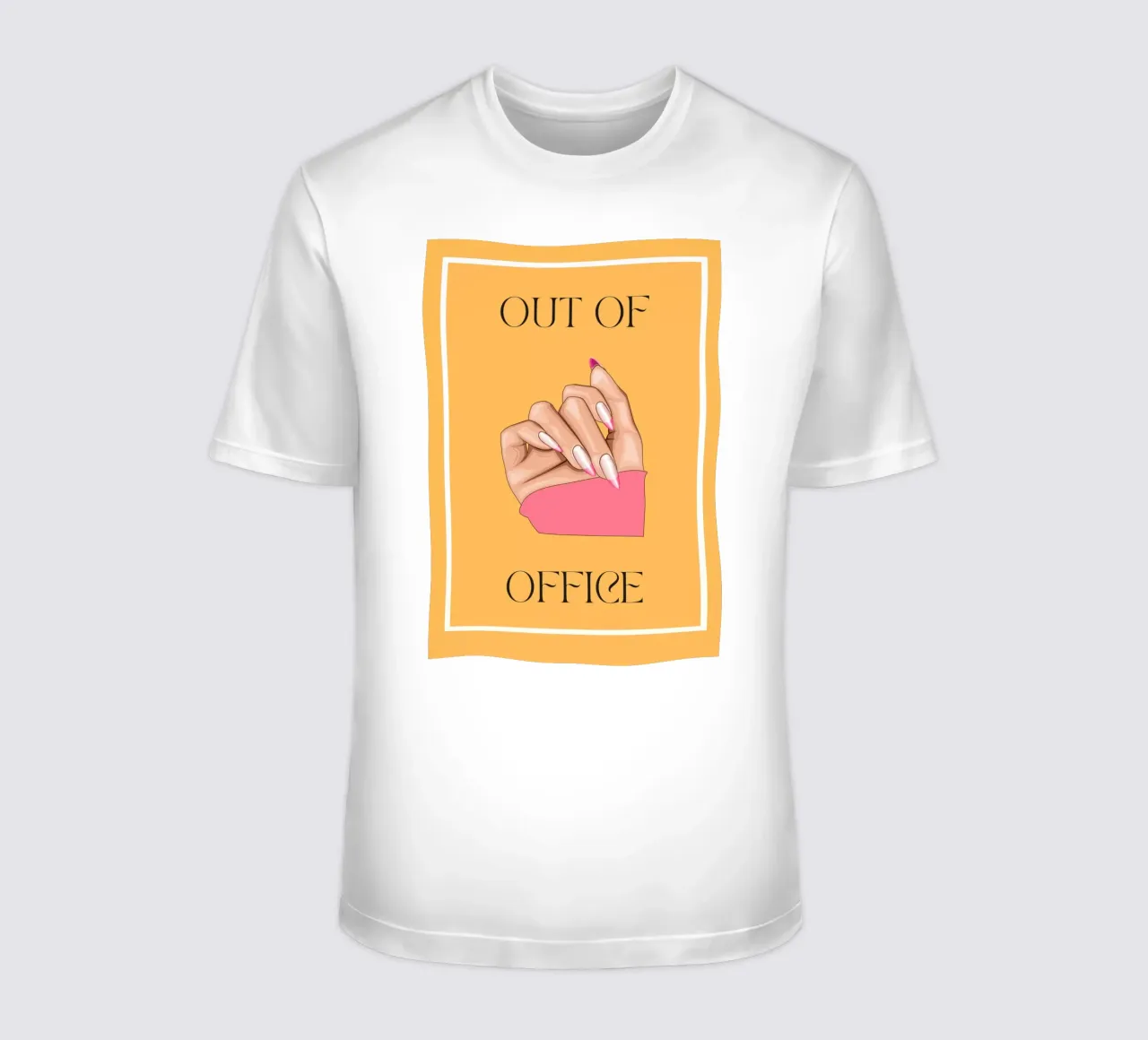 Out of Office | Digital Art | Print | Fun | Contemporary t-shirt da PrintCessStudio
