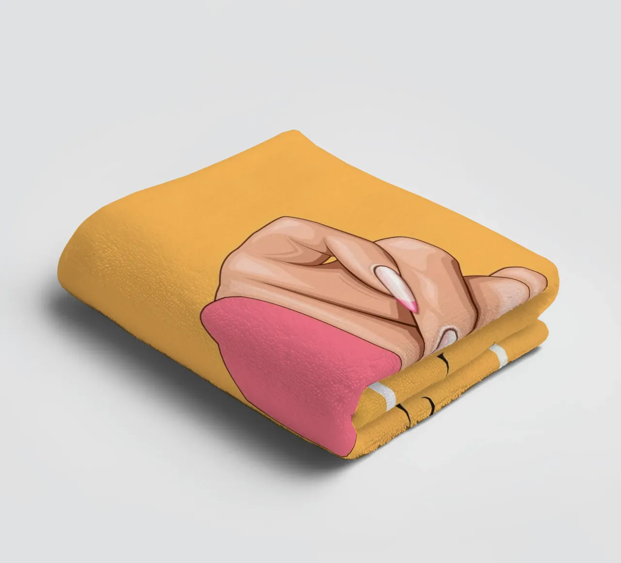 Out of Office | Digital Art | Print | Fun | Contemporary asciugamano da bagno da PrintCessStudio