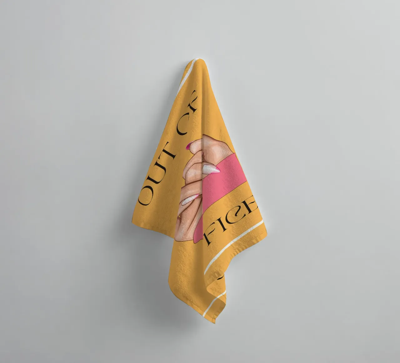 Out of Office | Digital Art | Print | Fun | Contemporary asciugamano da bagno da PrintCessStudio