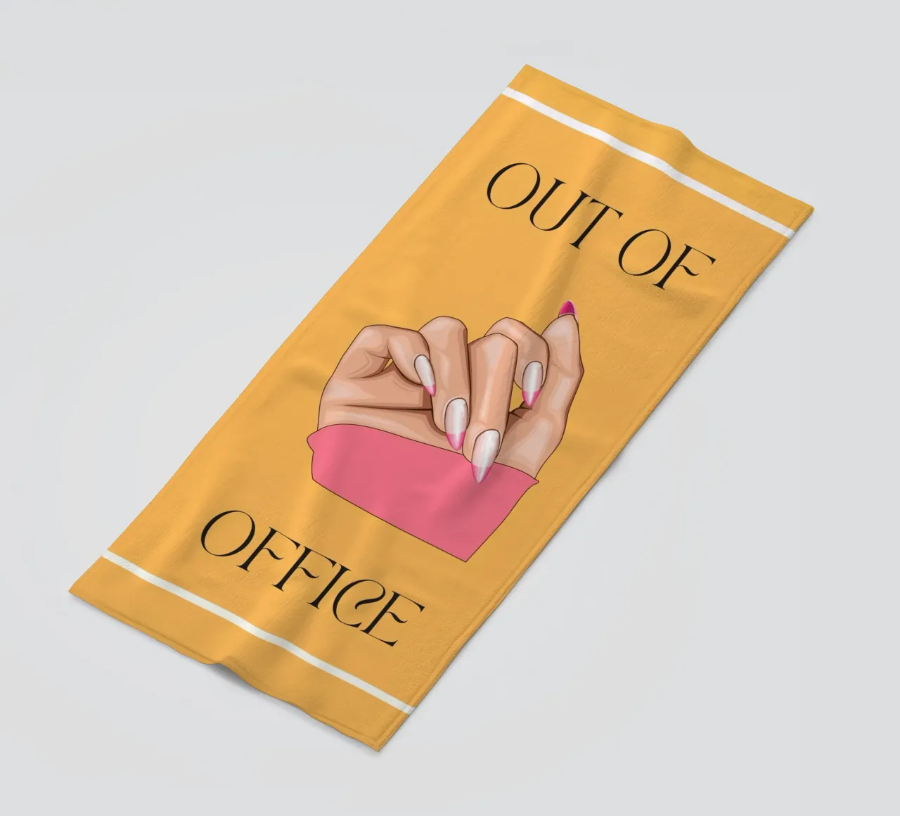Out of Office | Digital Art | Print | Fun | Contemporary telo mare da PrintCessStudio
