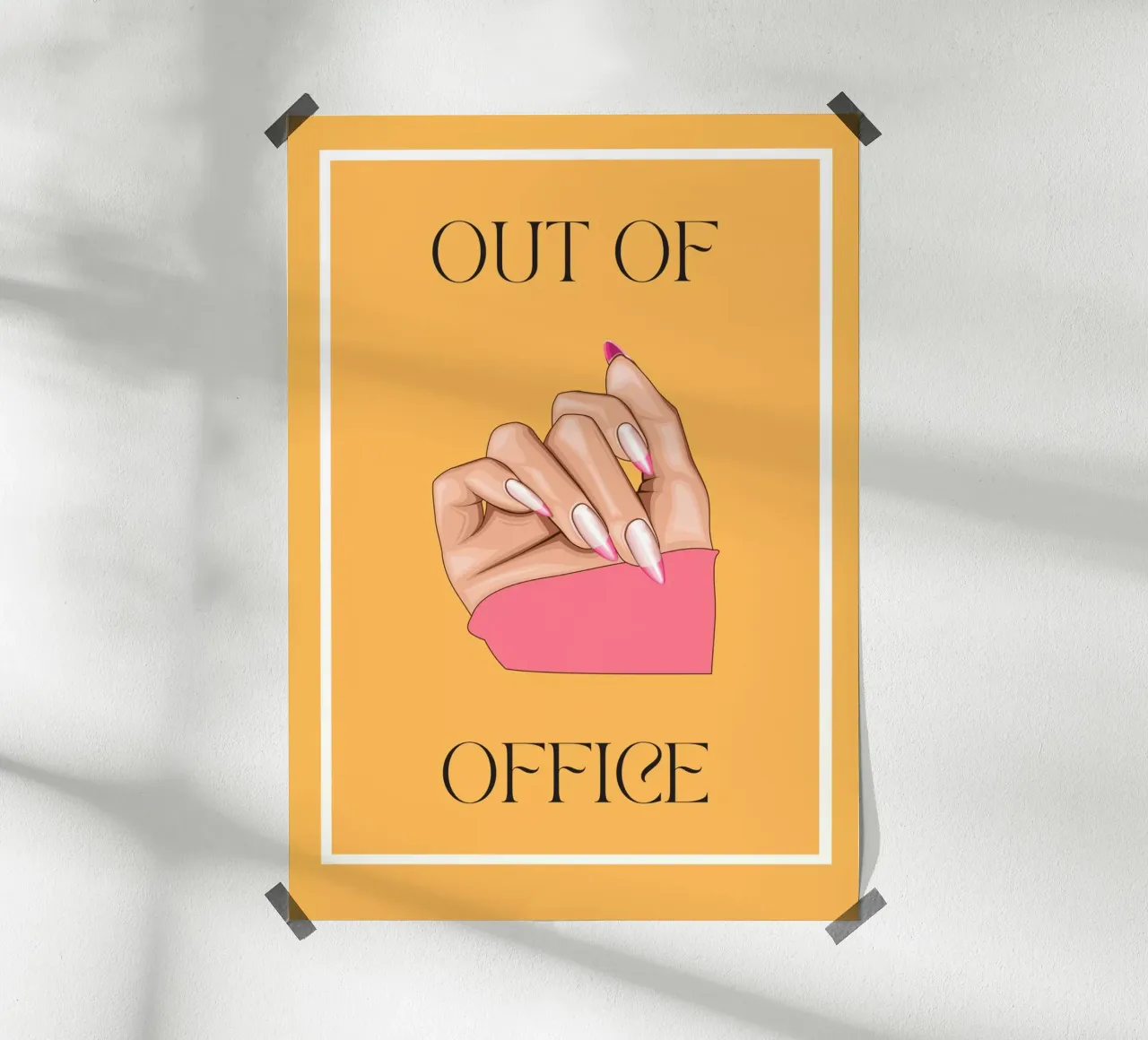 Out of Office | Digital Art | Print | Fun | Contemporary carta hahnemühle da PrintCessStudio