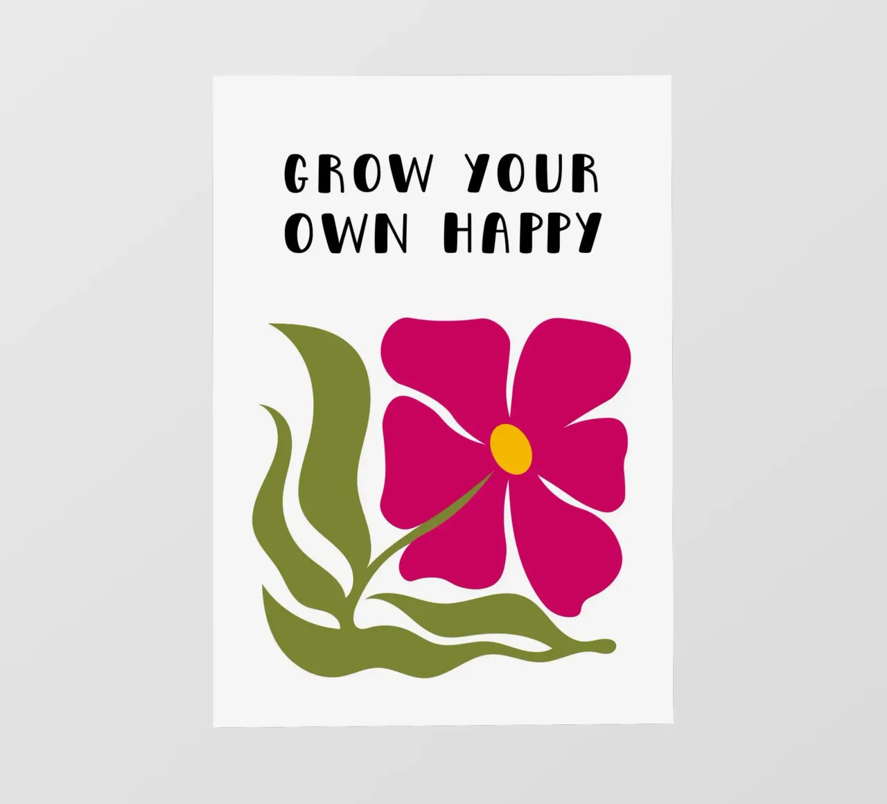 Grow your own happy telo in pvc da PinkCandyWalls