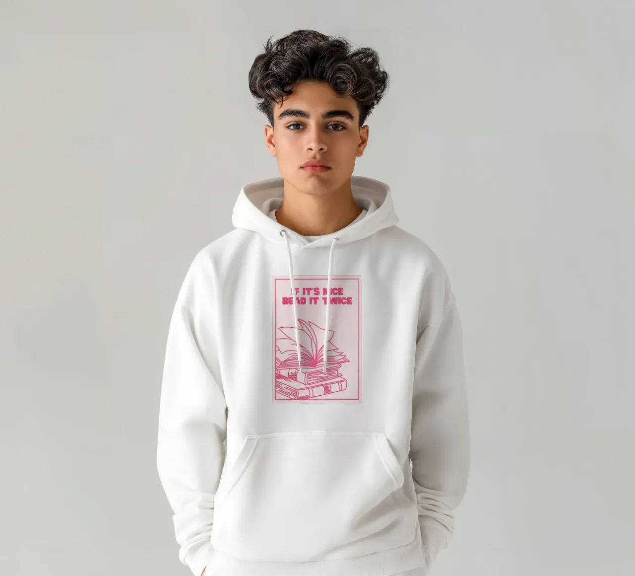 If It's Nice Read It Twice Book Print hoodie by vintagepod