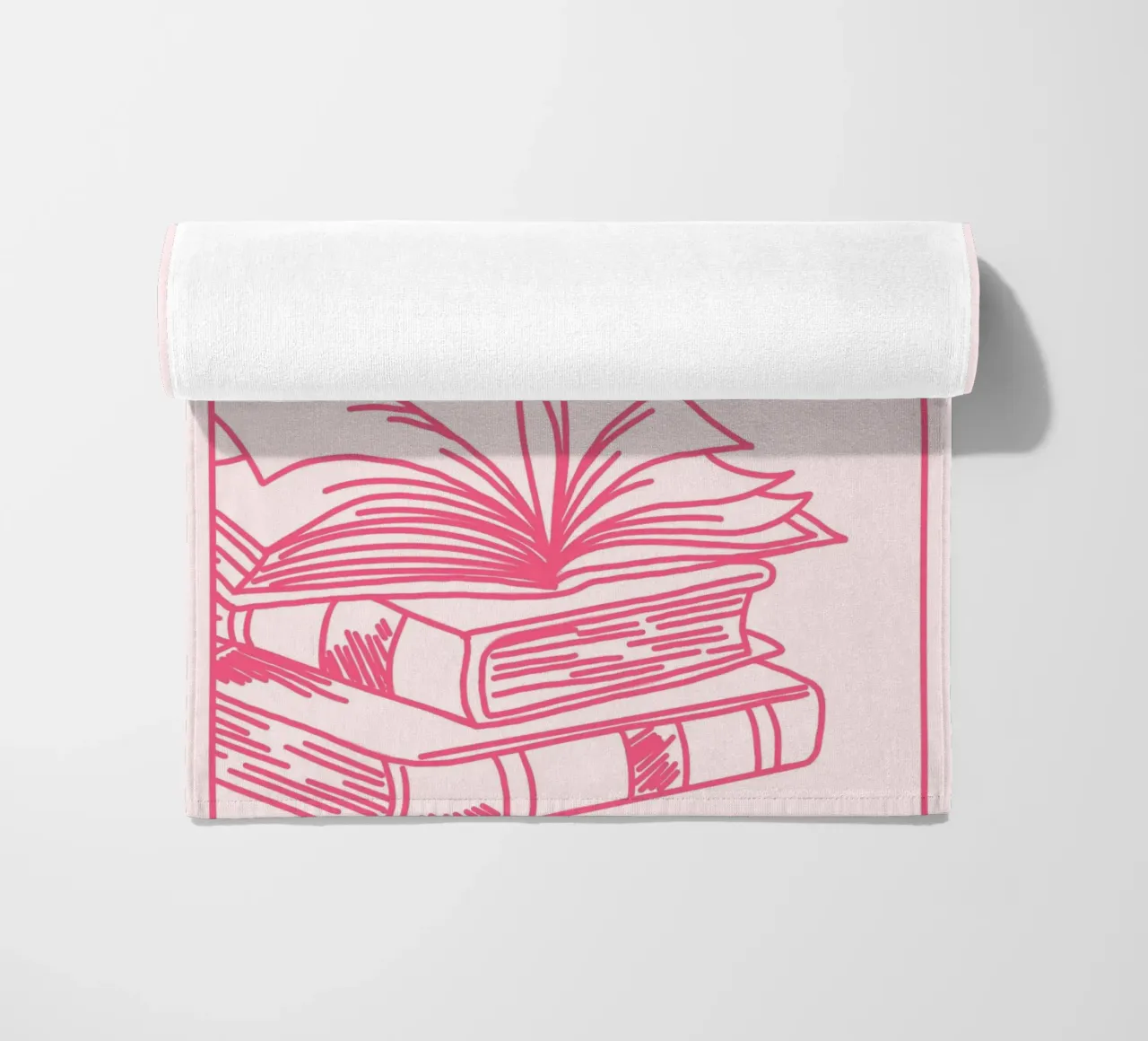 If It's Nice Read It Twice Book Print beach towel by vintagepod