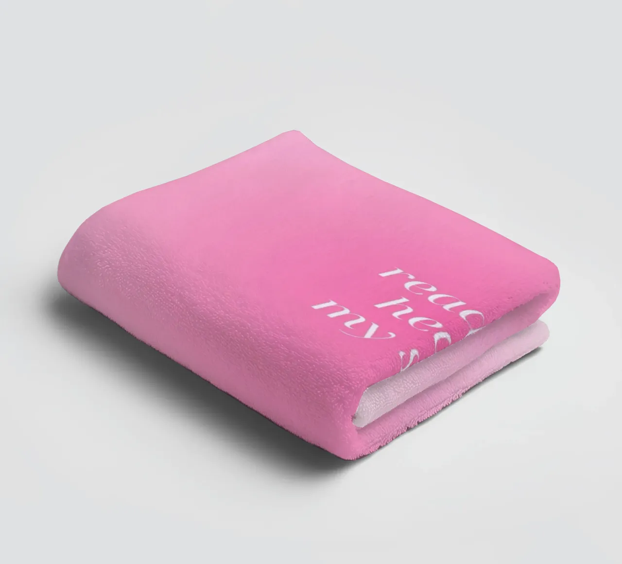 La lecture guérit mon âme Poster Aura rose serviette de bain de vintagepod