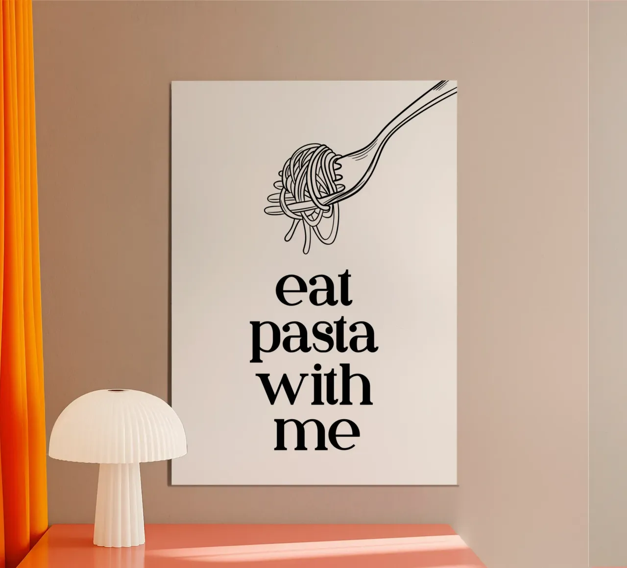 Eat pasta with me poster da PinkCandyWalls